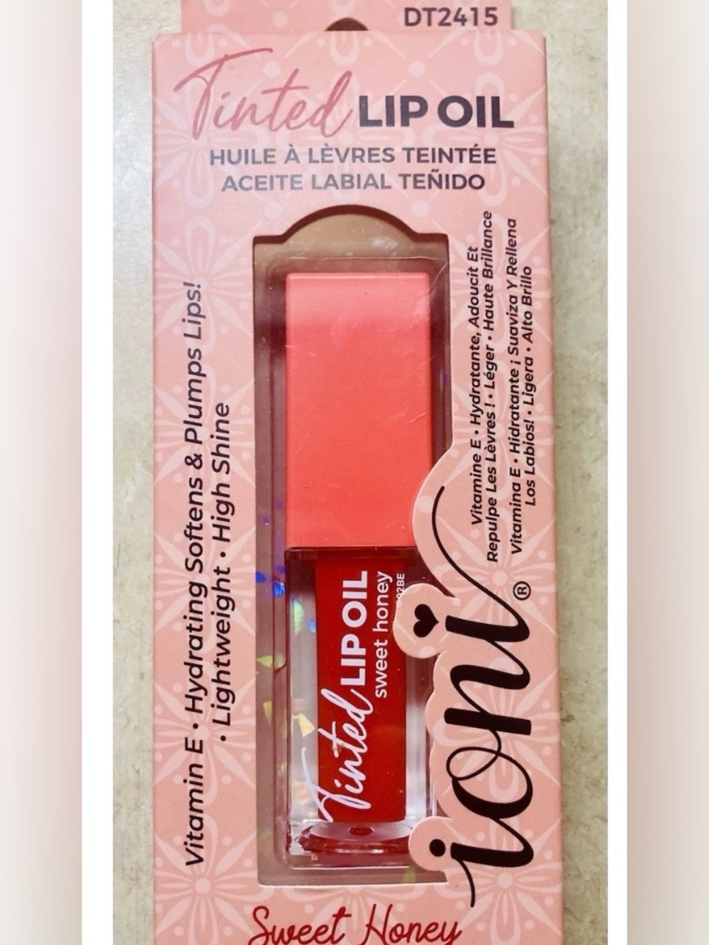 IONI Sweet Honey Tinted Lip Oil HIGH SHINE LIP GLOSS Viral Beauty NEW